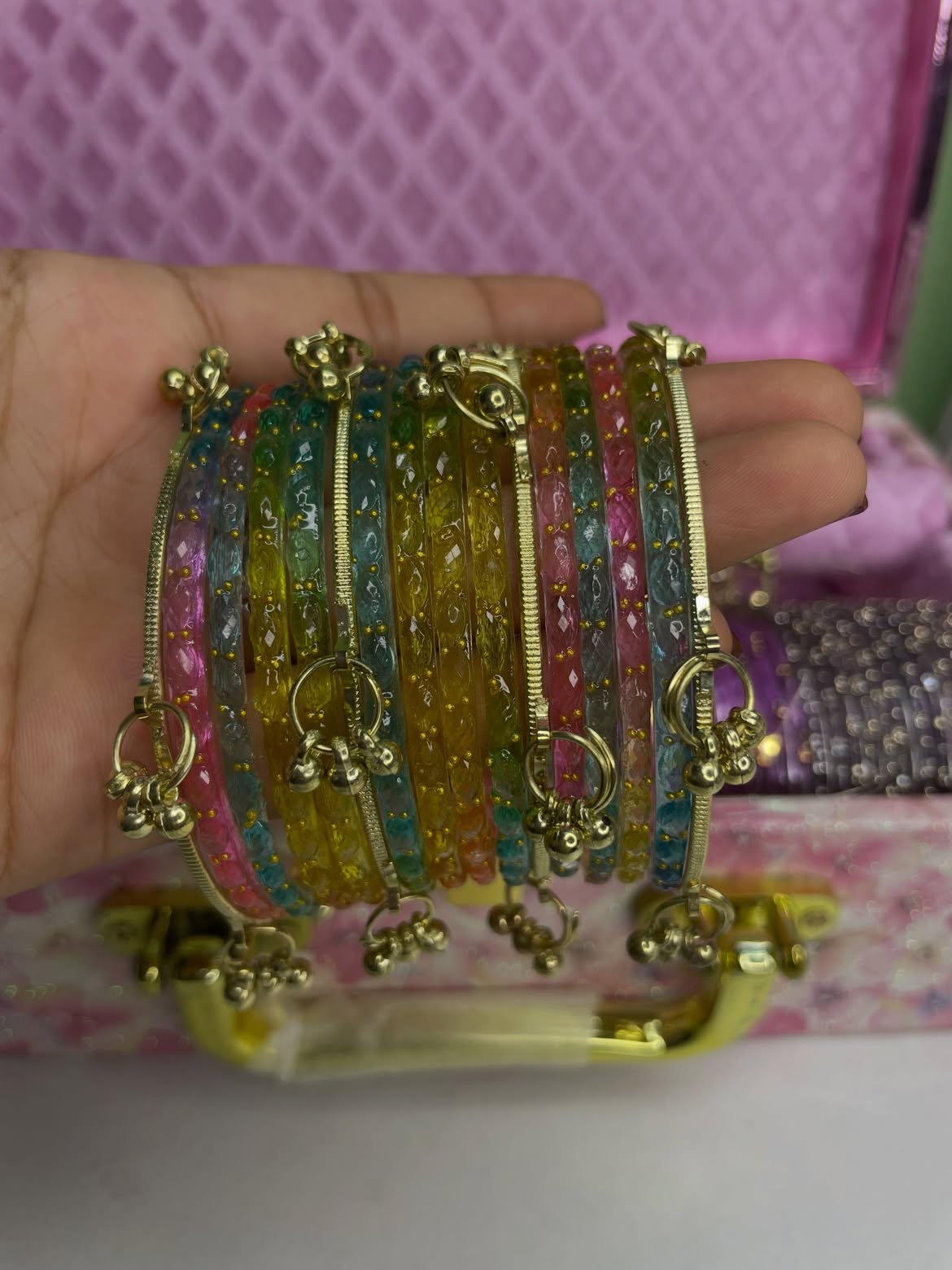 Royal Multicolor Bangles Set🫶🏻
