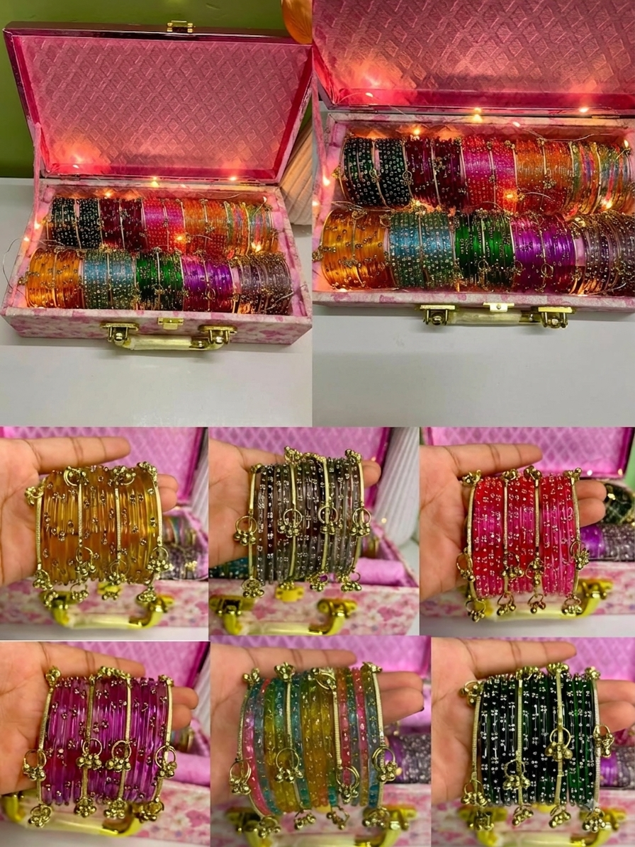 Royal Multicolor Bangles Set🫶🏻