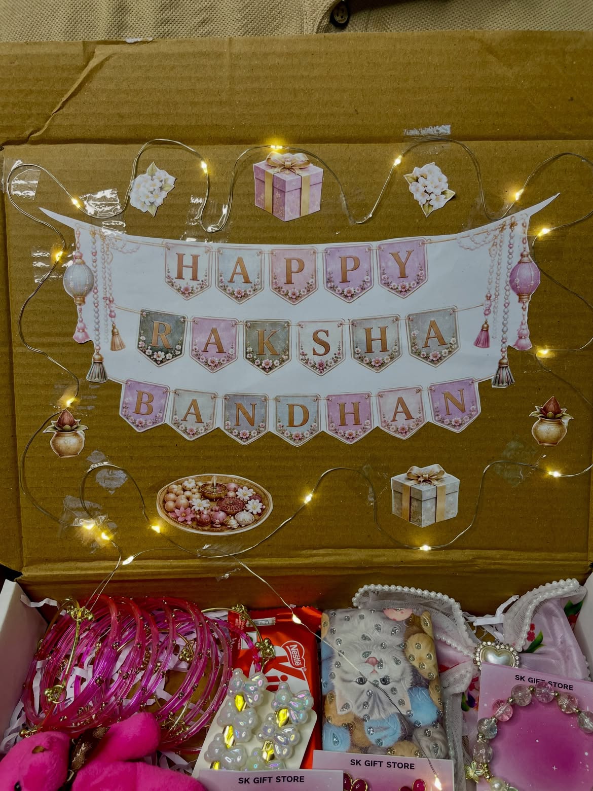 Raksha Bandhan Pink Hamper💖